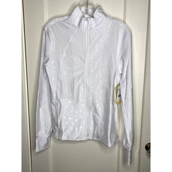EleVen by Venus Williams Break Point Zip Jacket white size medium. MSRP $128 - Picture 2 of 7